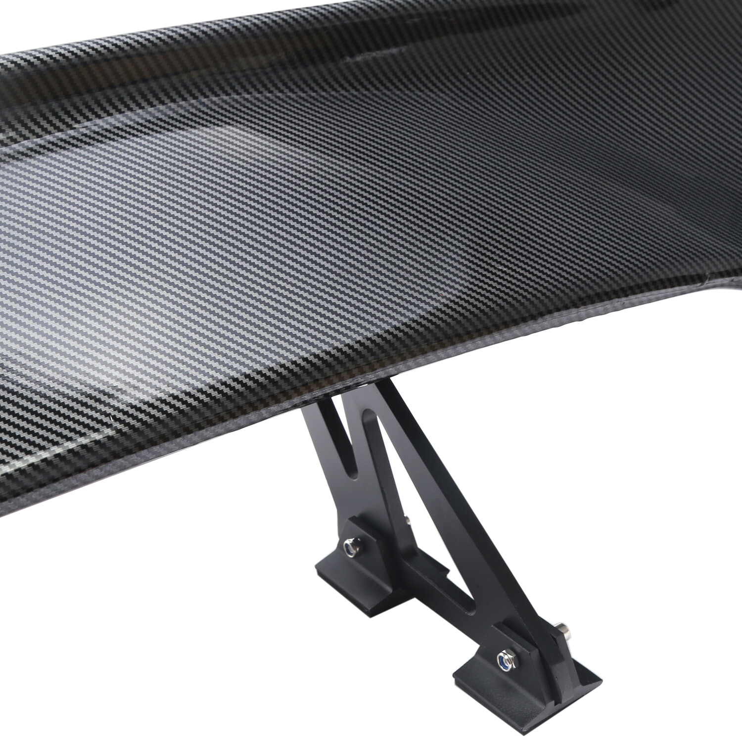 47″ Universal Adjustable Rear Trunk Spoiler Wing GT-Style Carbon Fiber Color
