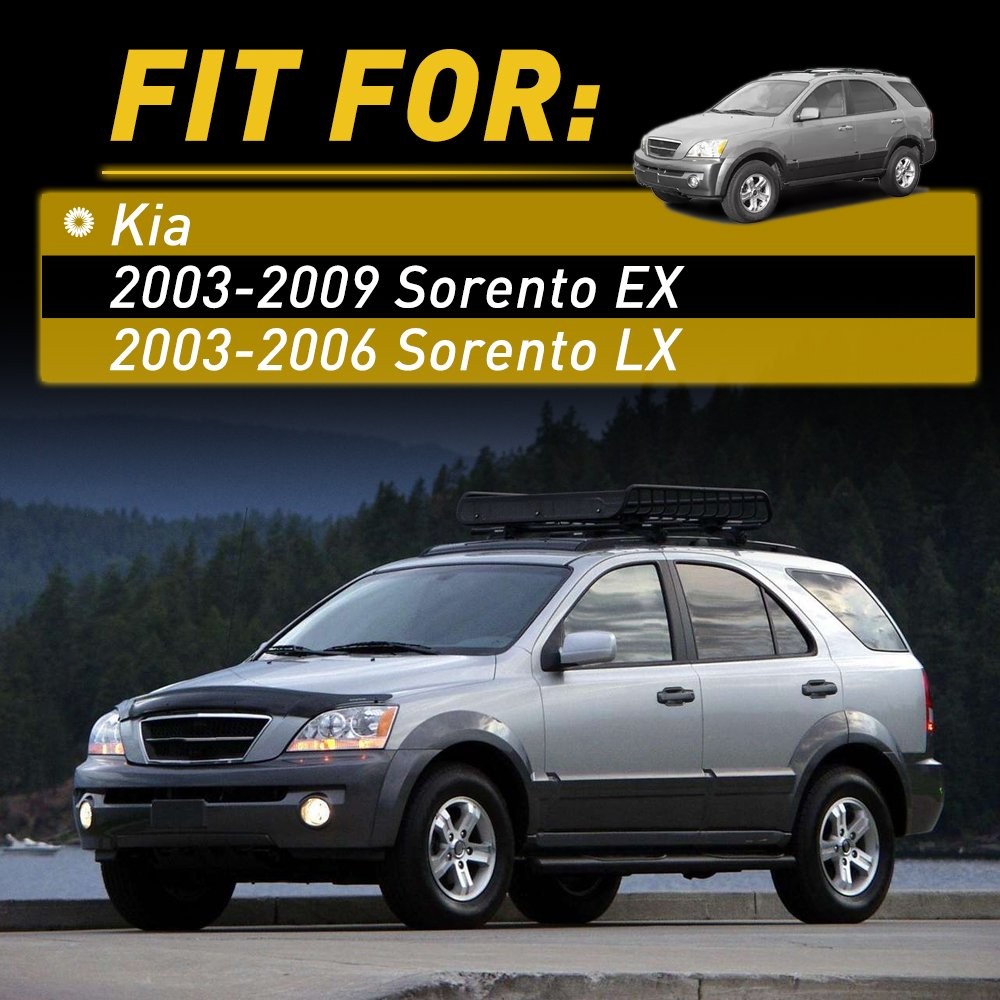 Front+Rear Left Right Side Exterior Handle Door for 2003-2009 Kia Sorento LX EX