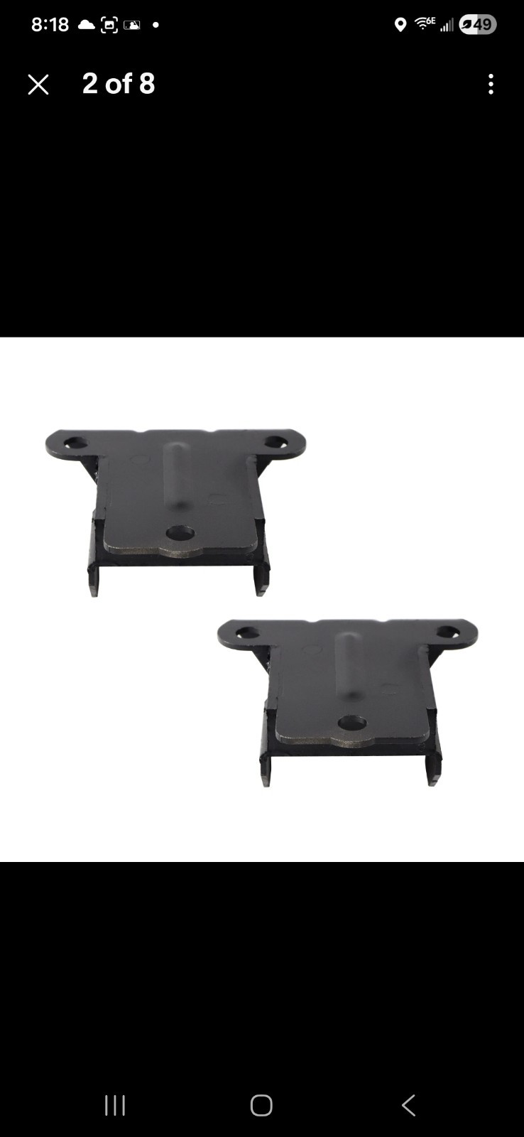 2pcs Engine Motor Mount Kit For 1957-1973 Chevy 230 235 283 307 327 350 Engine