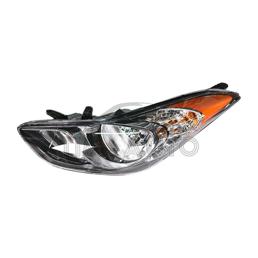Pair Set Halogen Headlight Headlamp Assembly For 2011-2013 Hyundai Elantra