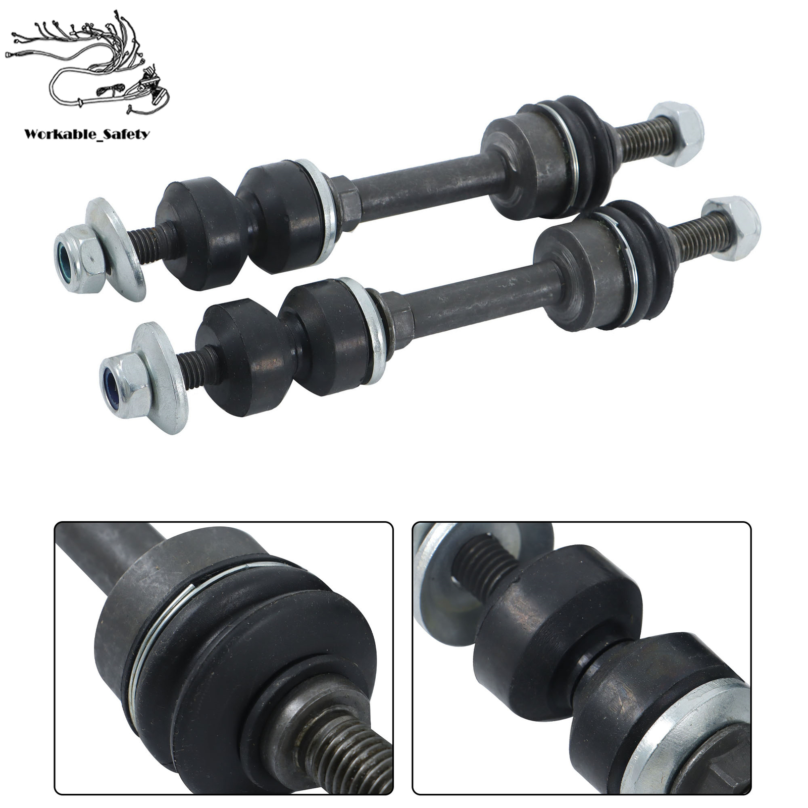 10PCS Front Upper Lower Control Arms Kit For 2006-08 Ford F-150 Lincoln Mark LT