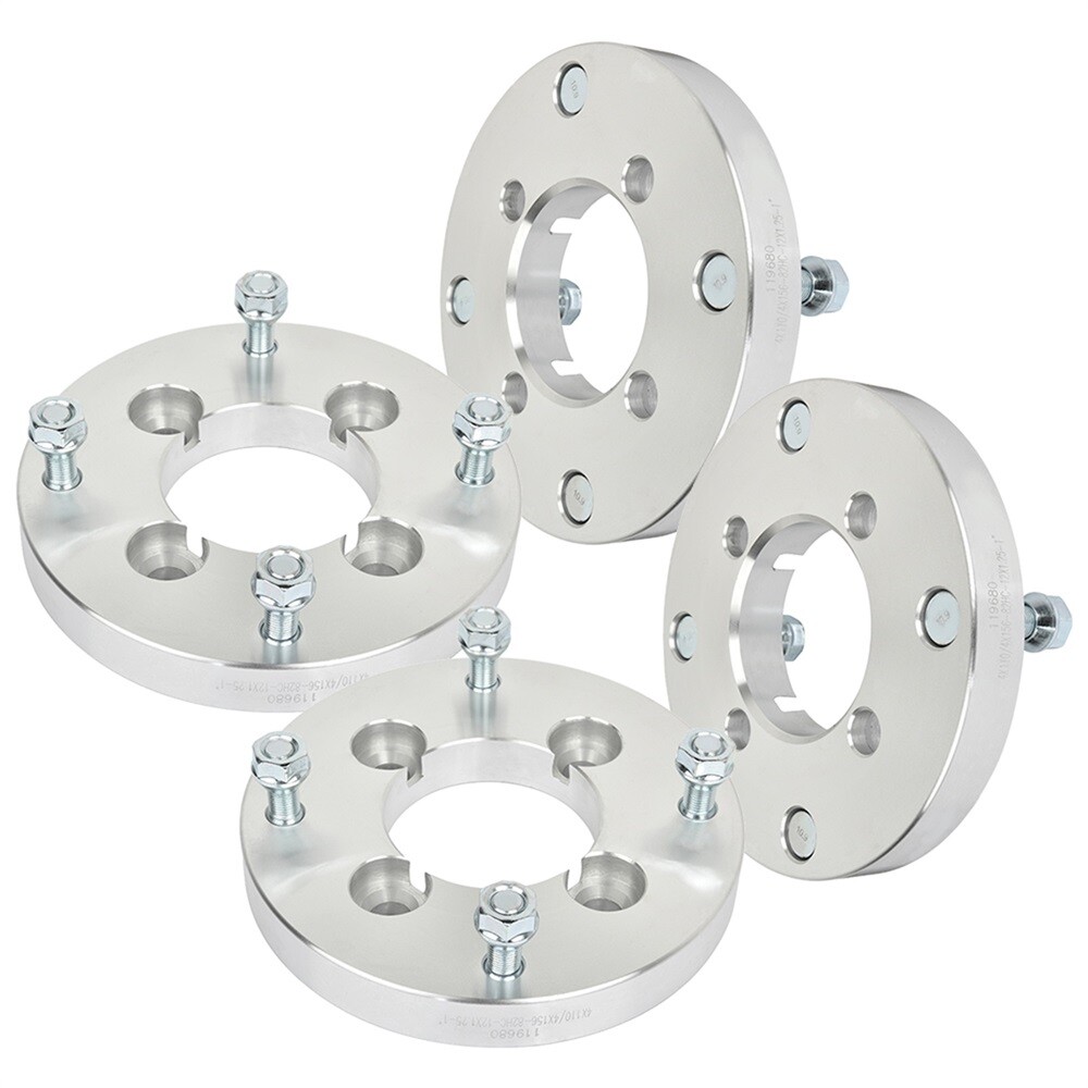 4Pcs 1″ 4×110 to 4×156 Wheel Adapters Fit For Honda Rancher 350 400 420 12×1.25