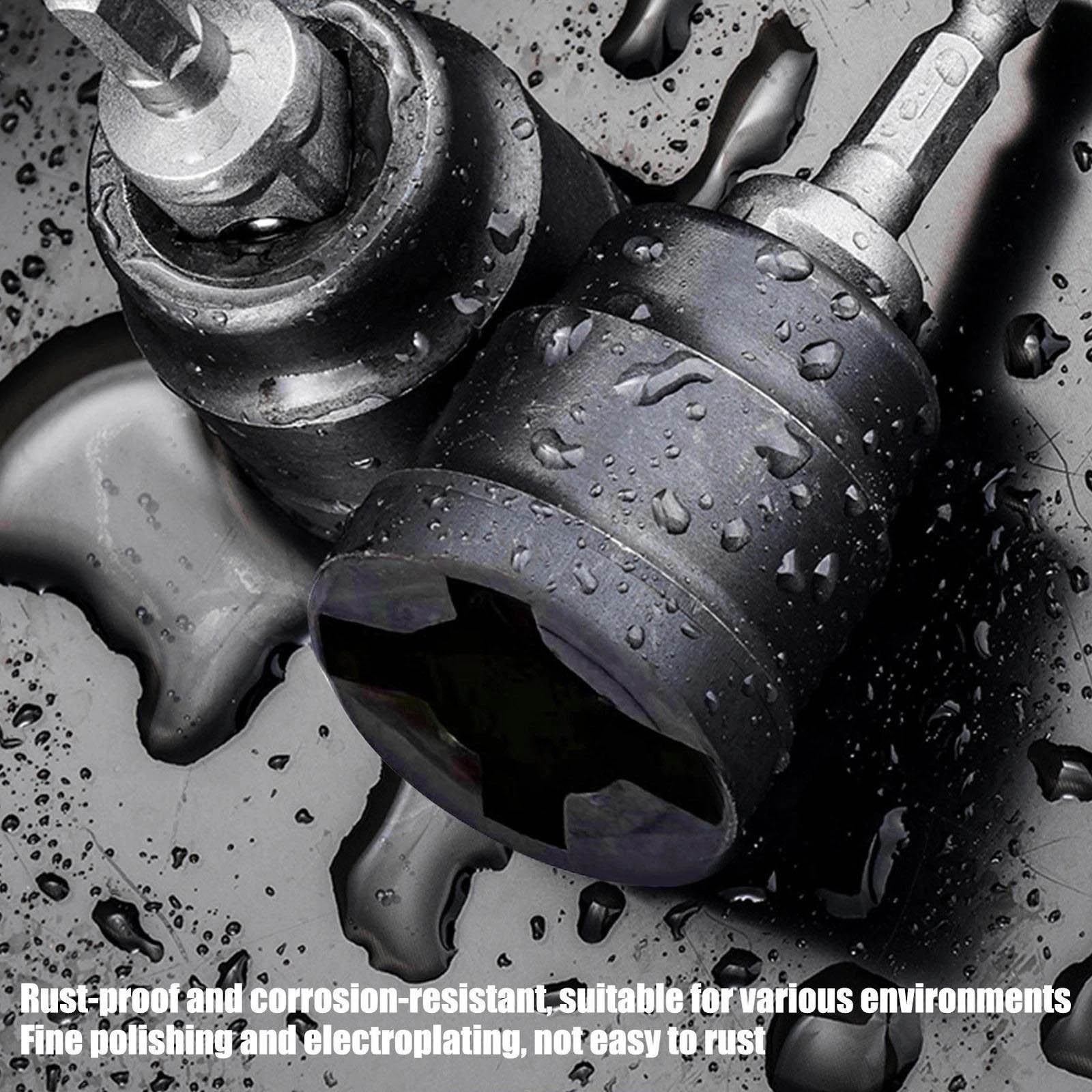 For Scissor Jack Power Drill Adapter Socket, High Carbon Steel Rust Resistant