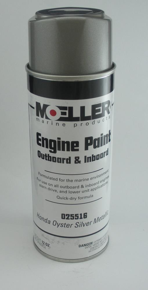 Moeller 025516 Outboard Motor Paint Honda Silver Metallic