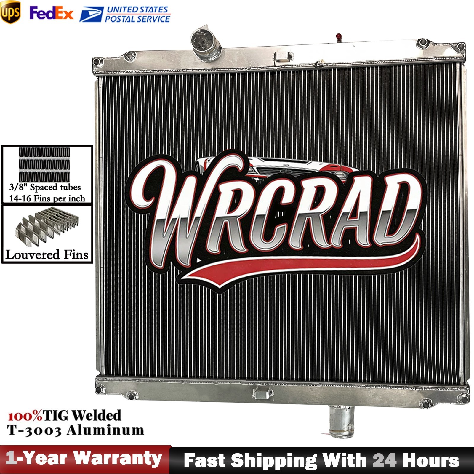 All Aluminum Radiator For Kenworth T680 T700 T2000 For Peterbilt 367 579 587 387