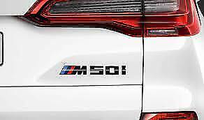 FOR Genuine G05 X5 BLACK Trunk Emblem “X5 M50i” Lettering Decal Badge NEW