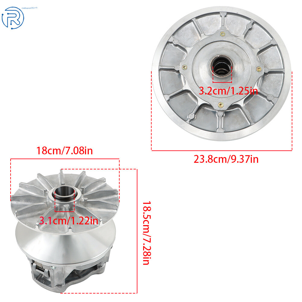 For 2016-21 Polaris RZR 1000 XP & S Primary & Secondary Driven Clutch w/ Puller