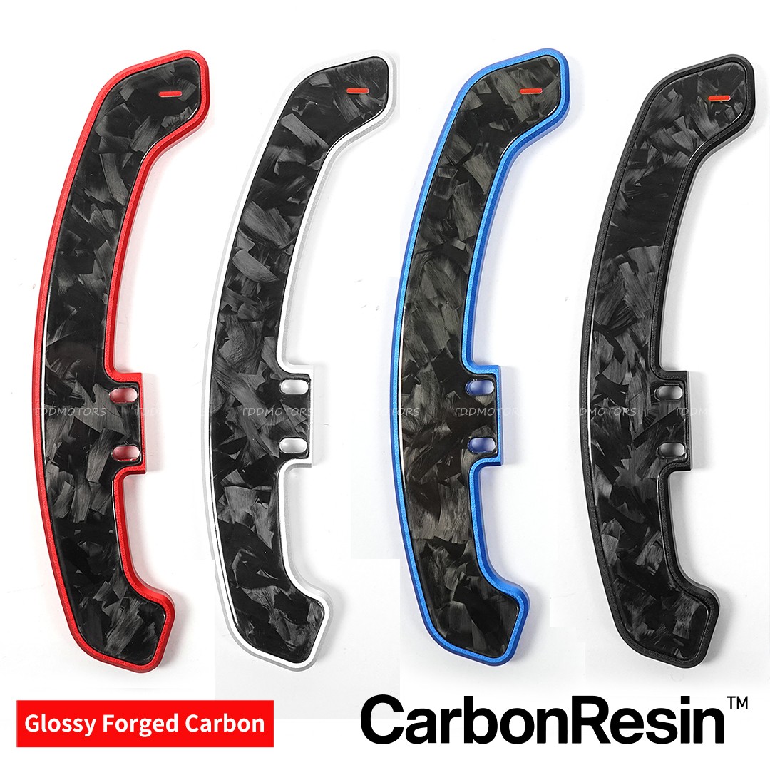 Glossy Carbon Fiber/Aluminum Alloy Paddle Shifter For Mercedes Benz W205 S205
