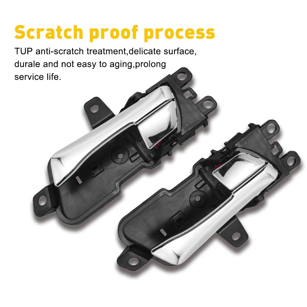 Front/Rear Left Right Inside Door Handle For Hyundai Sonata 2011-2015 Chrome