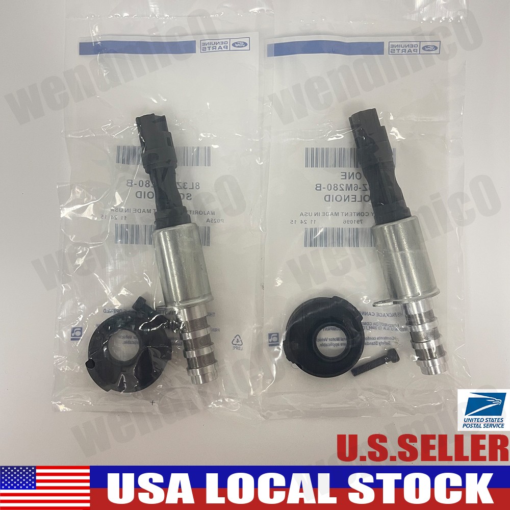 2PCS VCT Variable Valve Timing Solenoid For Ford Lincoln 4.6L 5.4L 8L3Z-6M280-B