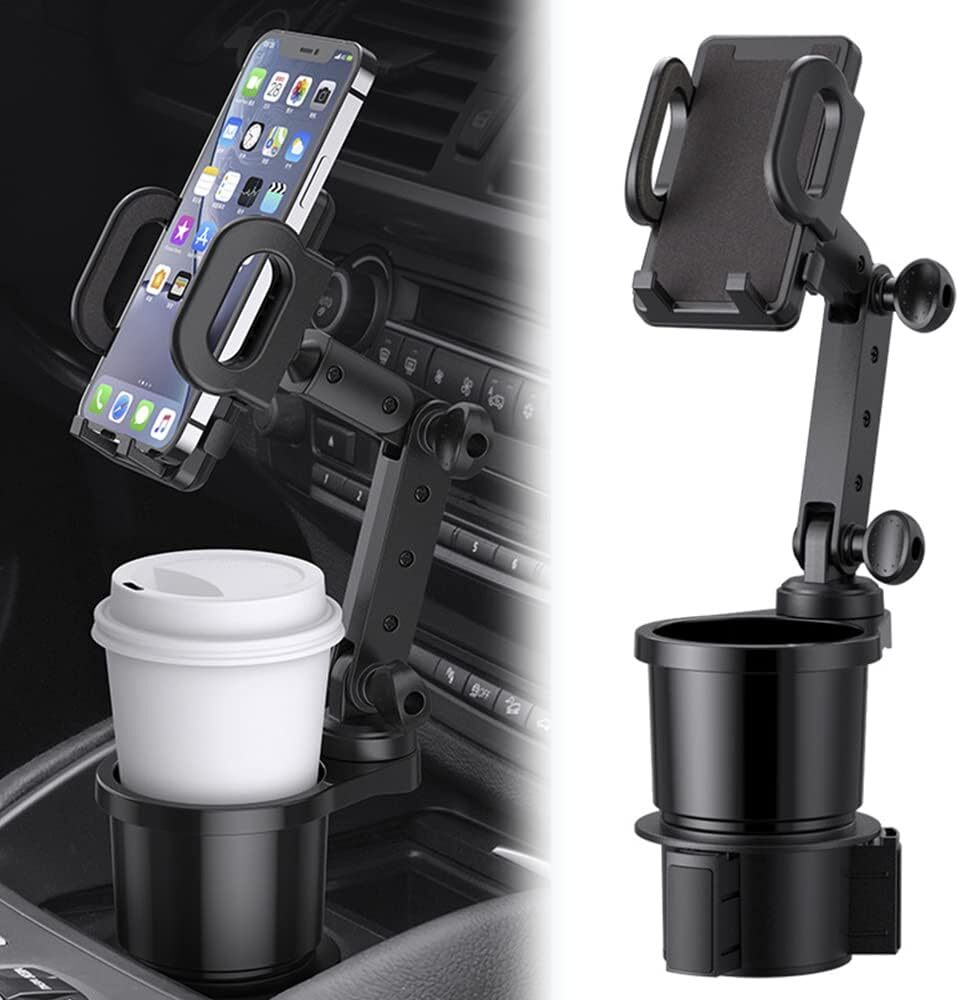 360° Cup Holder Car Mount Cradle for Cell Phone Drink Expand Holder Universal