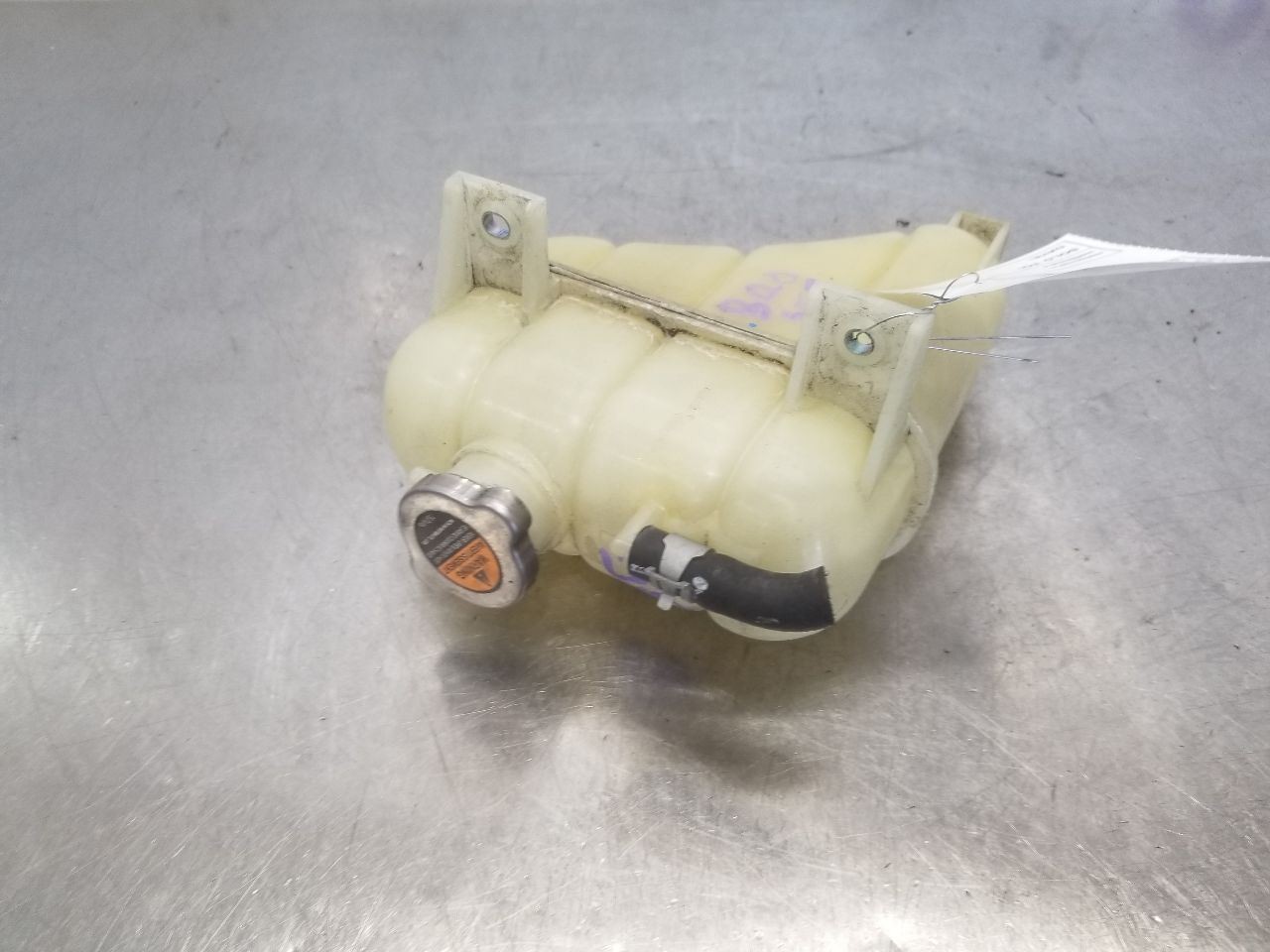 18 INFINITI Q60 RED SPORT RADIATOR COOLANT JUG RESERVOIR 3.0L ENGINE