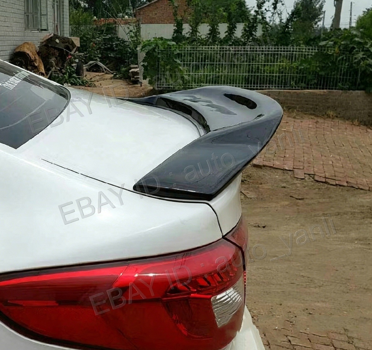 R Style Glossy Black Trunk Spoiler Wing Duckbill For 2015-2017 Hyundai Sonata