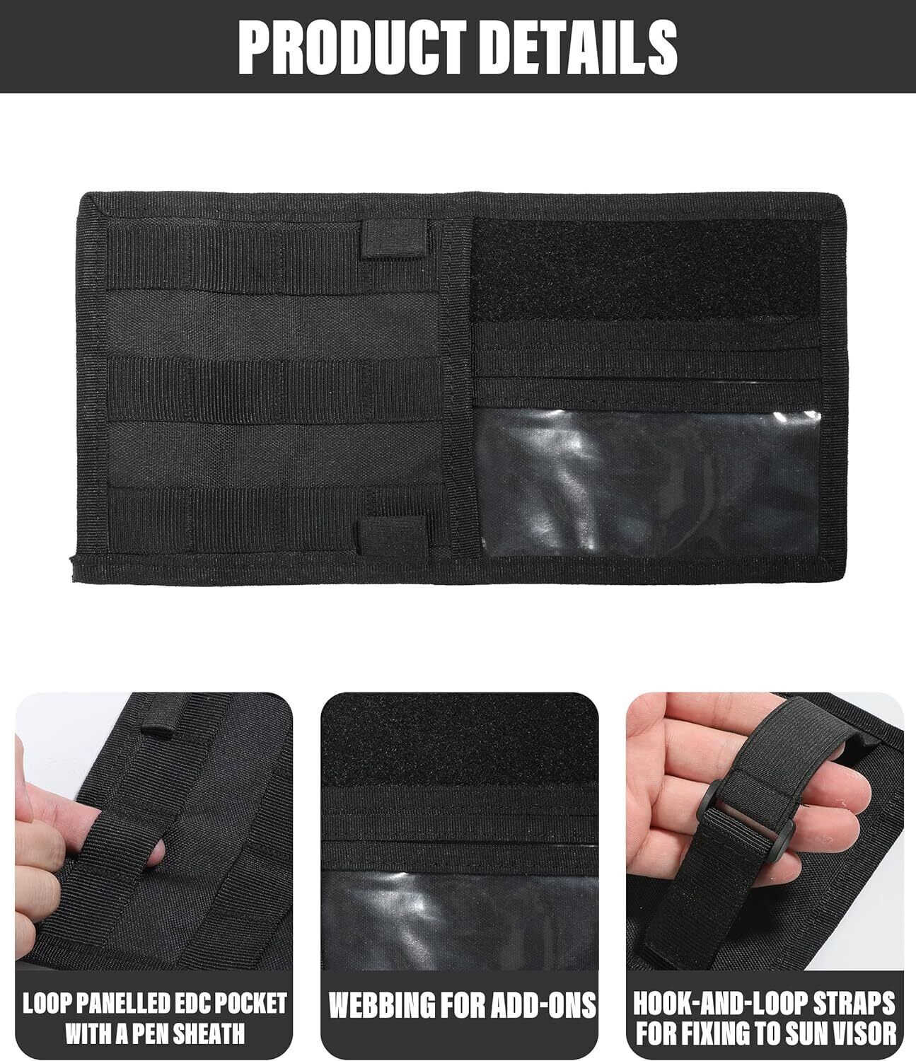 Car Visor Organizer Auto Interior Accessories Truck SUV Storage Pouch Holder