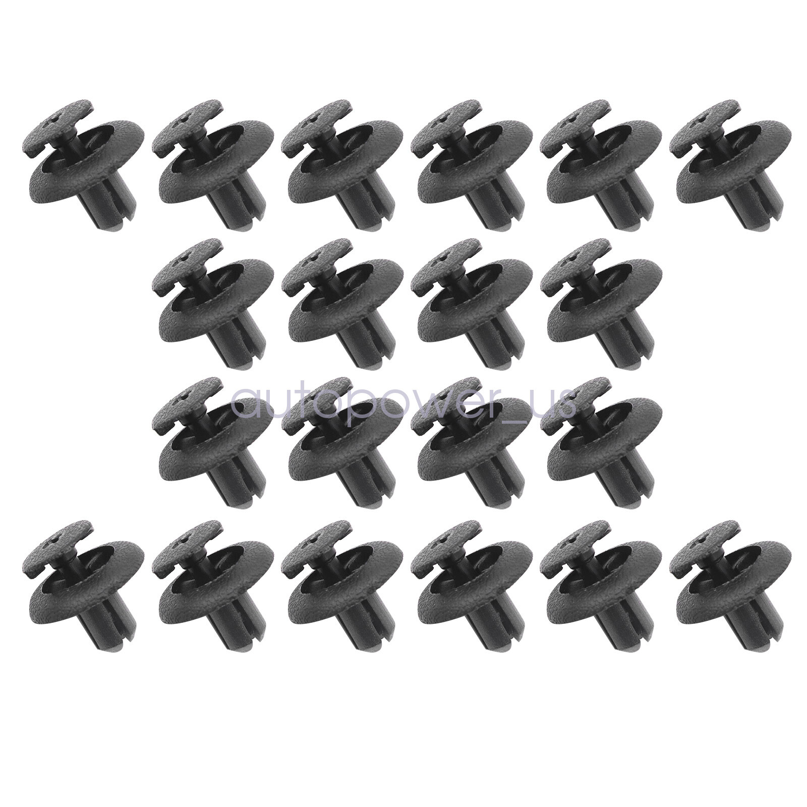 20Pcs Fender Liner Push-Type Retainer Clip 7mm For Subaru Impreza Legacy WRX BRZ