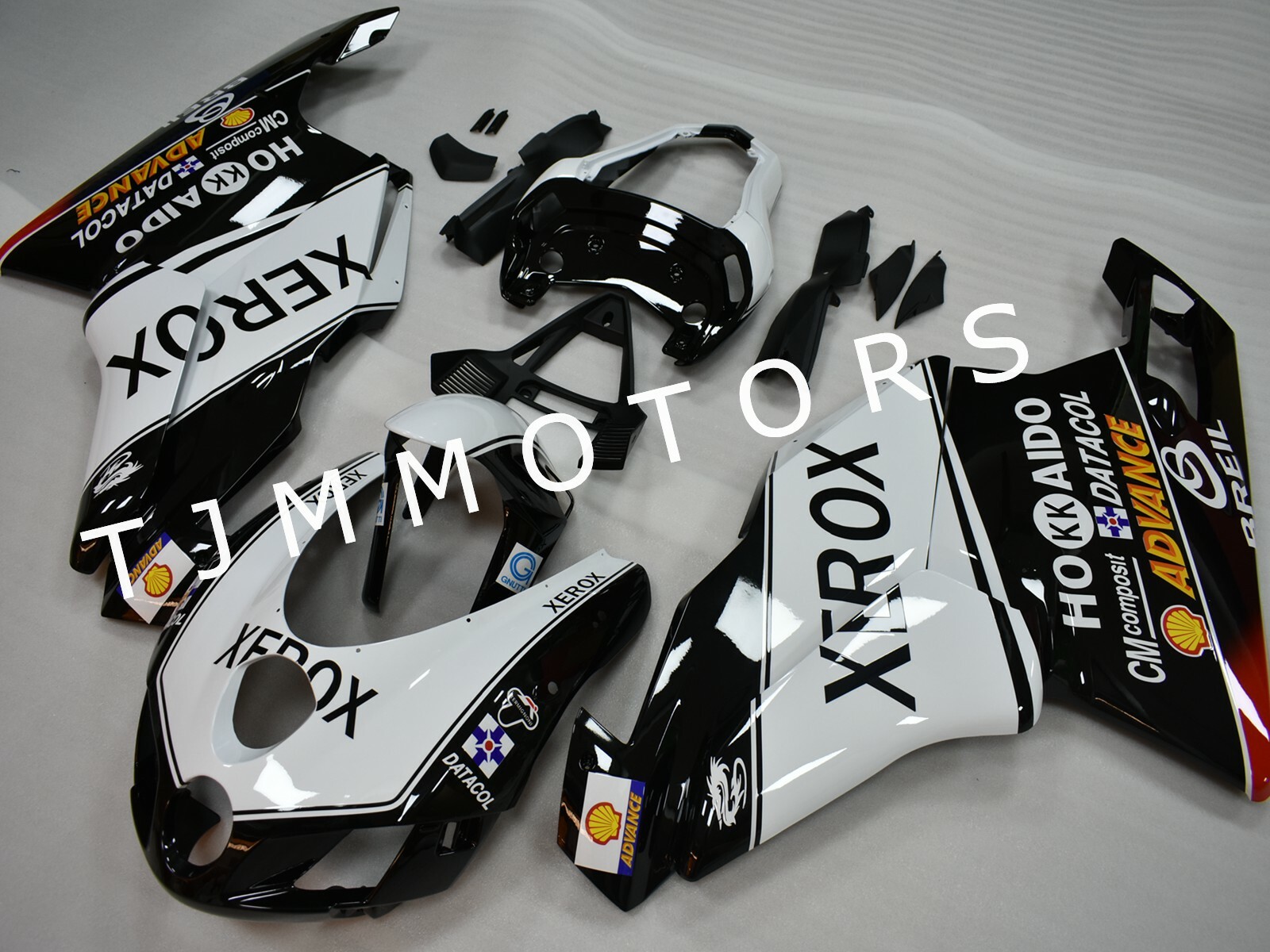 For Ducati 749/999 2005-2006 Black White ABS Injection Mold Bodywork Fairing Kit