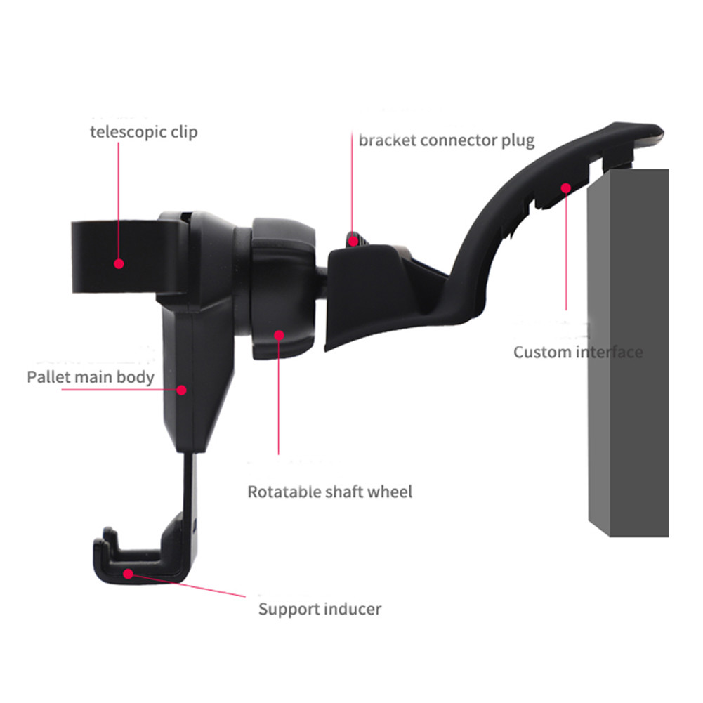 360°Rotating Smart Phone Car Mount Cradle Holder For VW Tiguan Polo Passat, etc