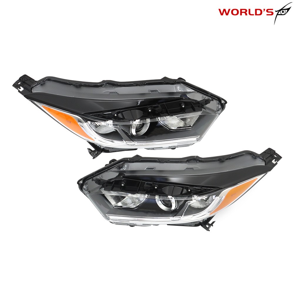 Headlights Halogen w/LED DRL Pair LH+RH For Honda HRV HR-V 2019 2021 Replacement