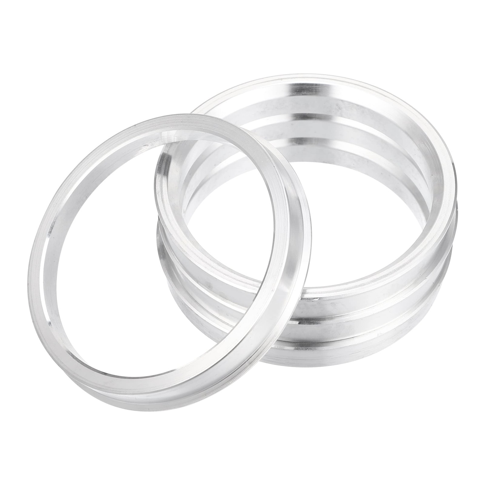 4 PCS Aluminum Alloy Car Hub Centric Rings 76mm OD To 66.6mm ID Wheel Spacer