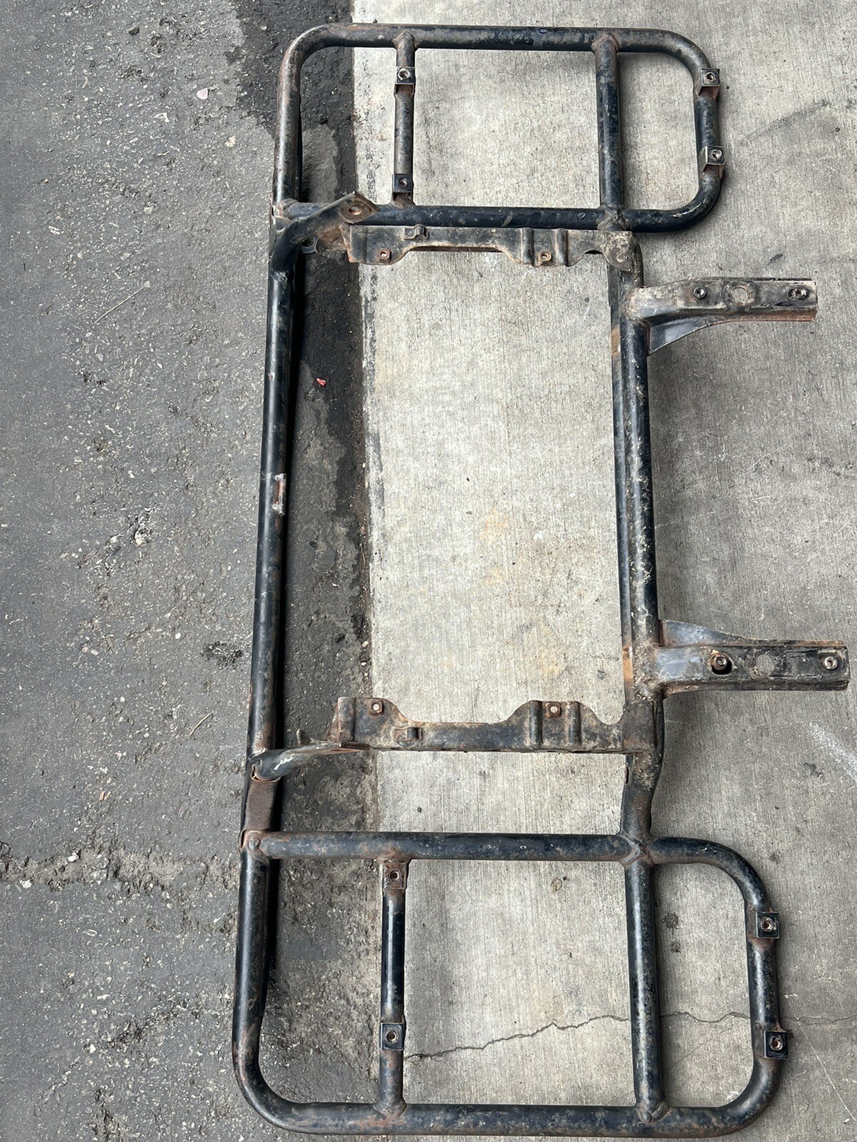 1987 HONDA ATC250ES BIG RED REAR RACK LUGGAGE FENDER CARGO GRILL 1986 SEAT TAIL