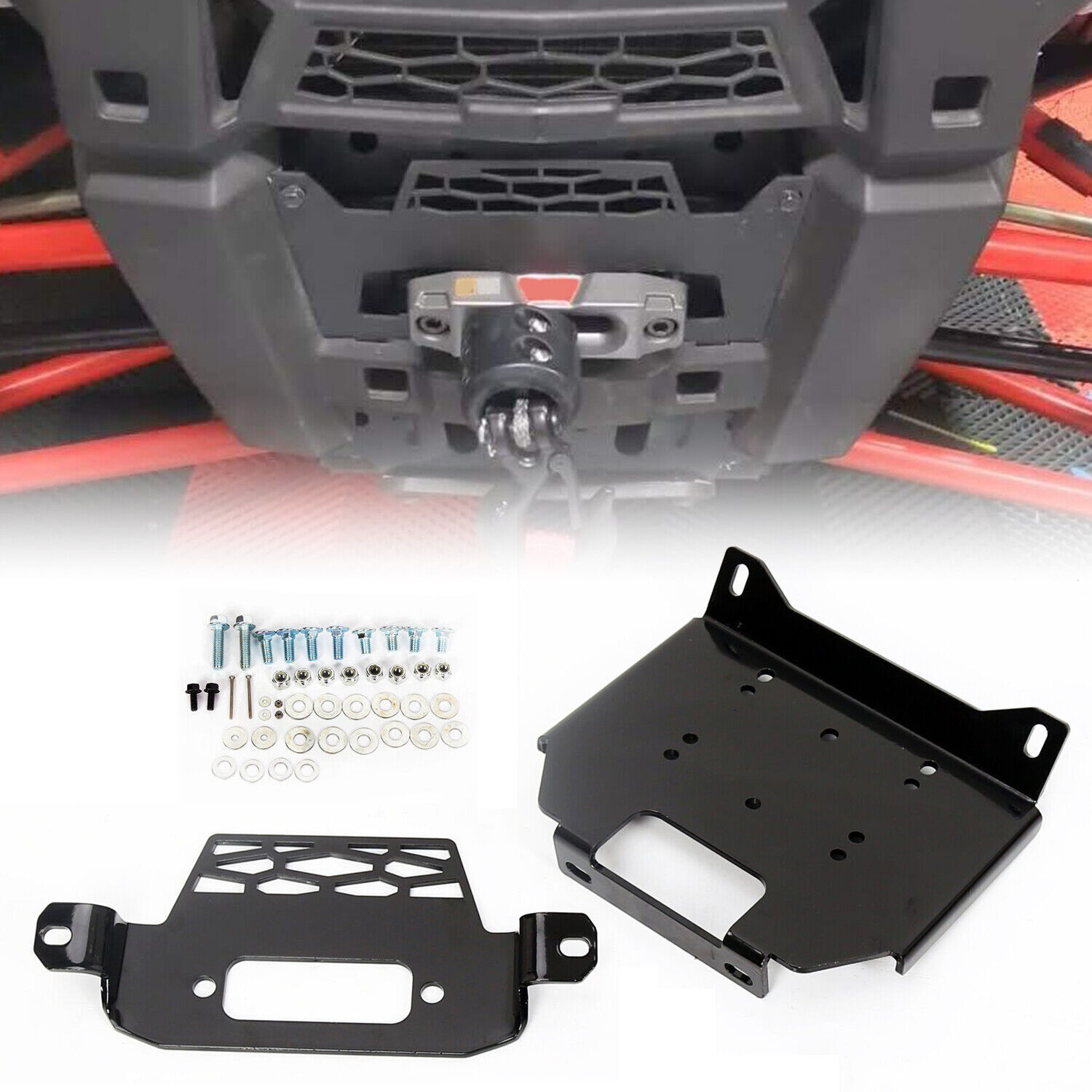 Standard Winch Mount Kit for Polaris RZR 900 1000 /TURBO General 2016-2019
