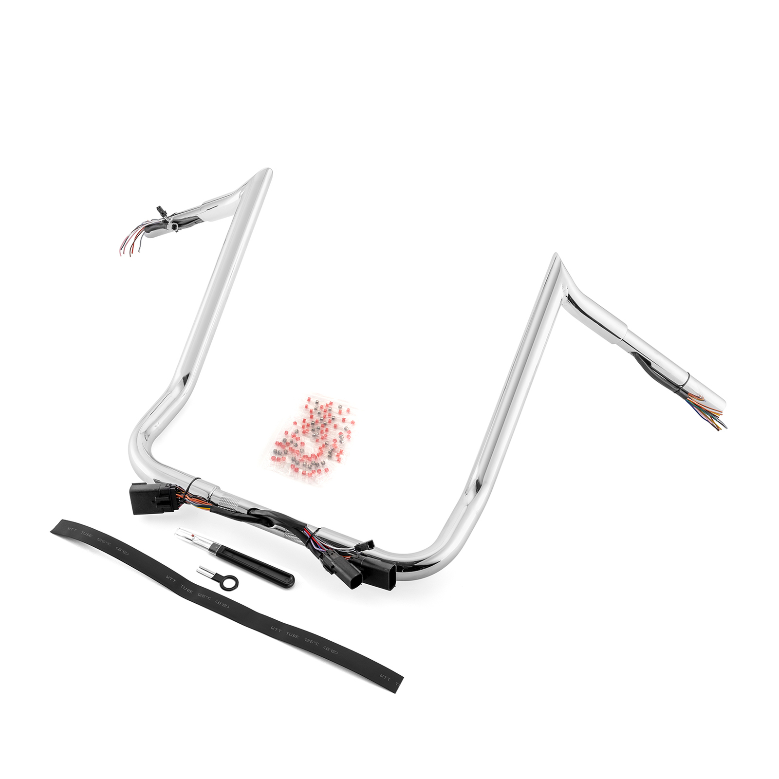 14″ Pre-wired Meathook Bagger Handlebar For Harley Electra Street Ultra Limited