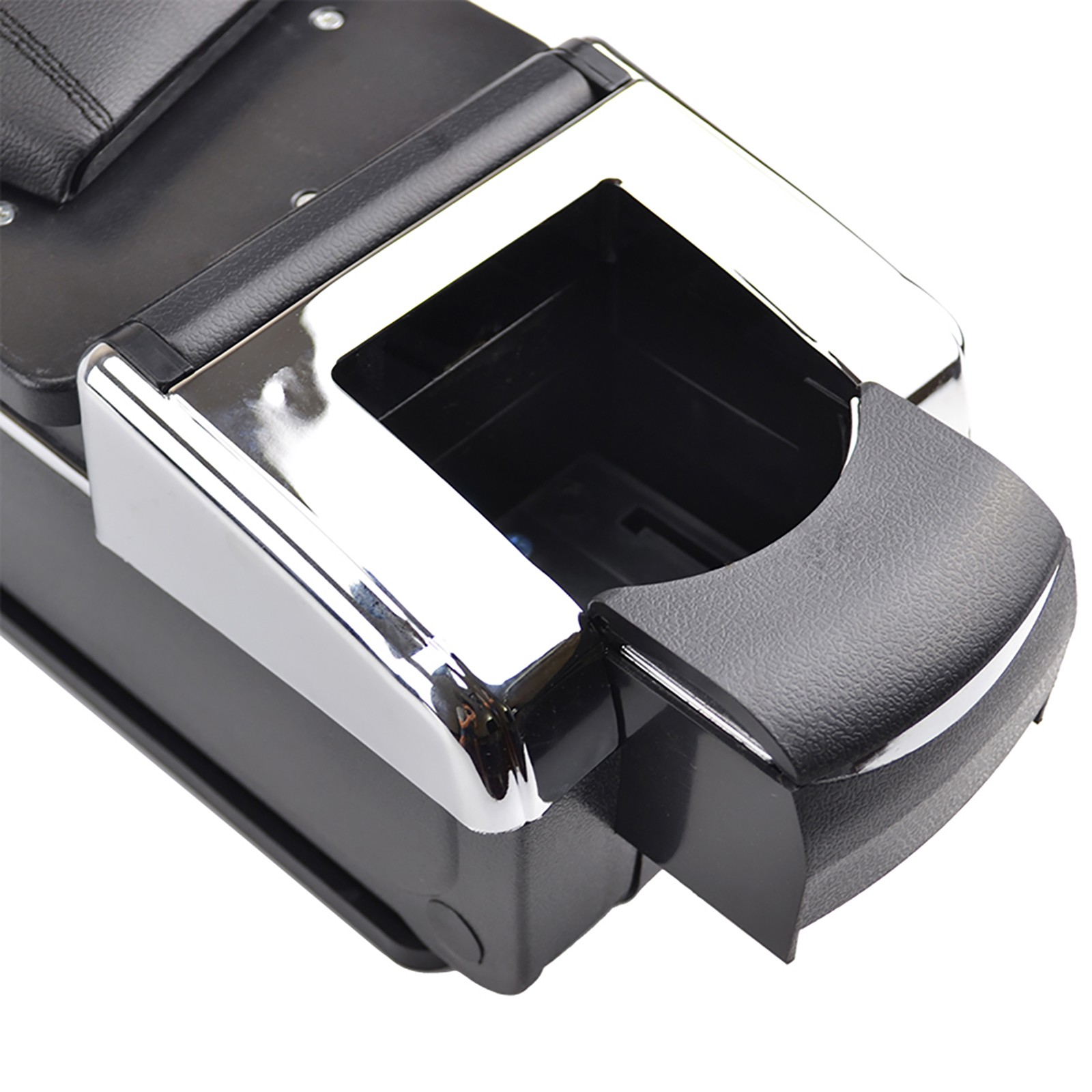 Universal Car Center Console Storage Armrest Organizer Box PU Leather Adjustable