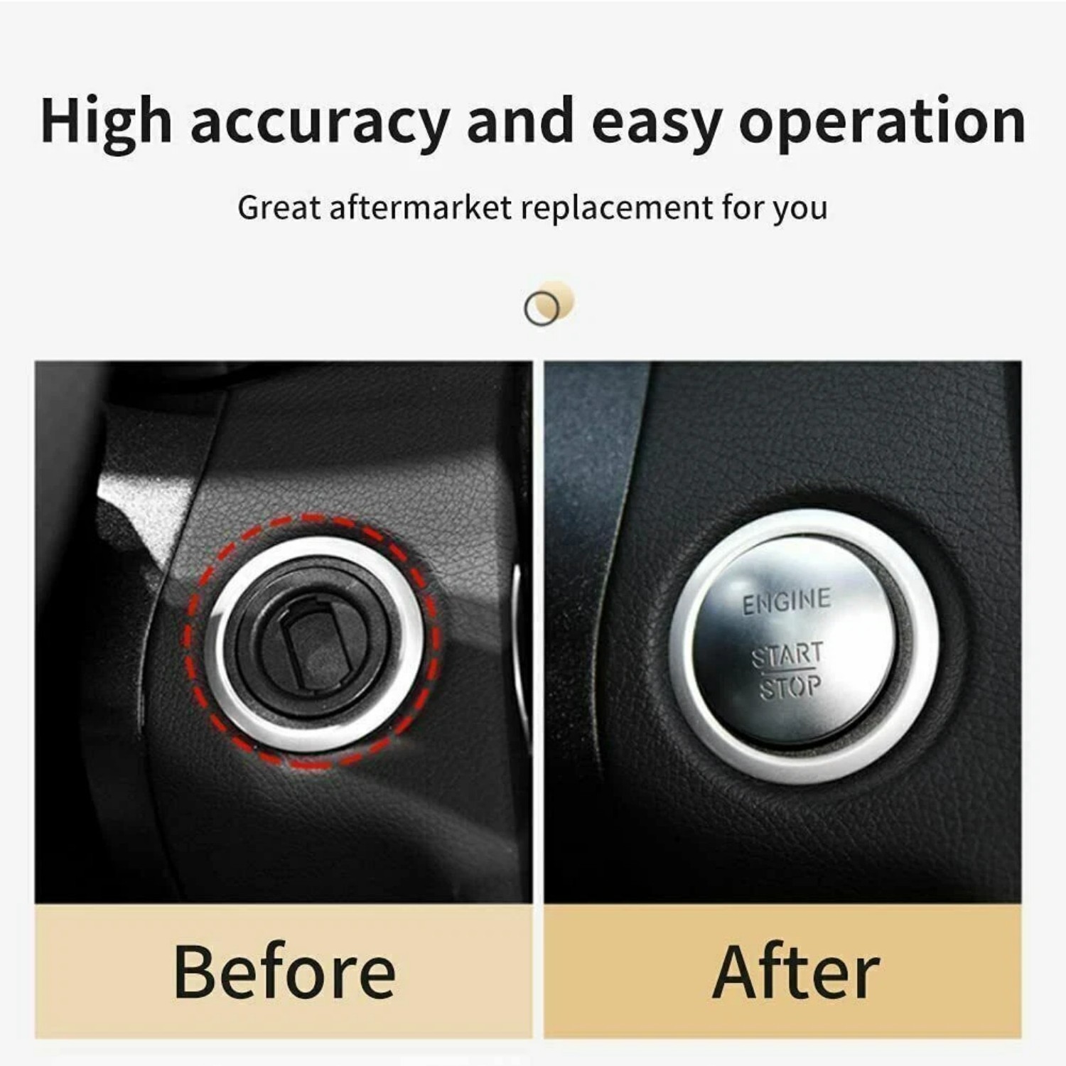Push to Start Button Keyless Go Engine Start Stop For Mercedes-Benz 2215450714