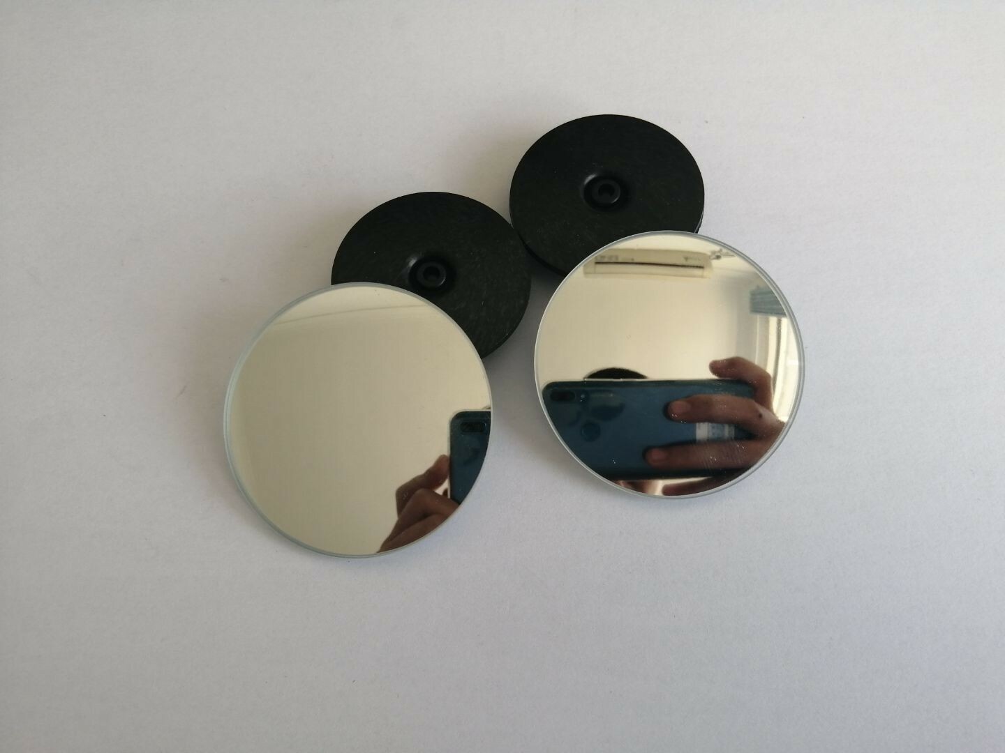 1*2Pcs small round mirror blind spot car rearview mirror auxiliary mirro