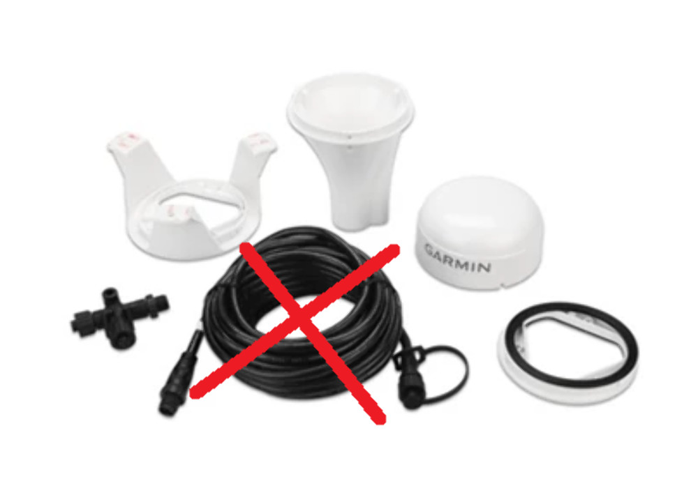 GARMIN GPS 24XD NMEA 2000 ANTENNA SENSOR WHITE 010-02316-10 MARINE BOAT