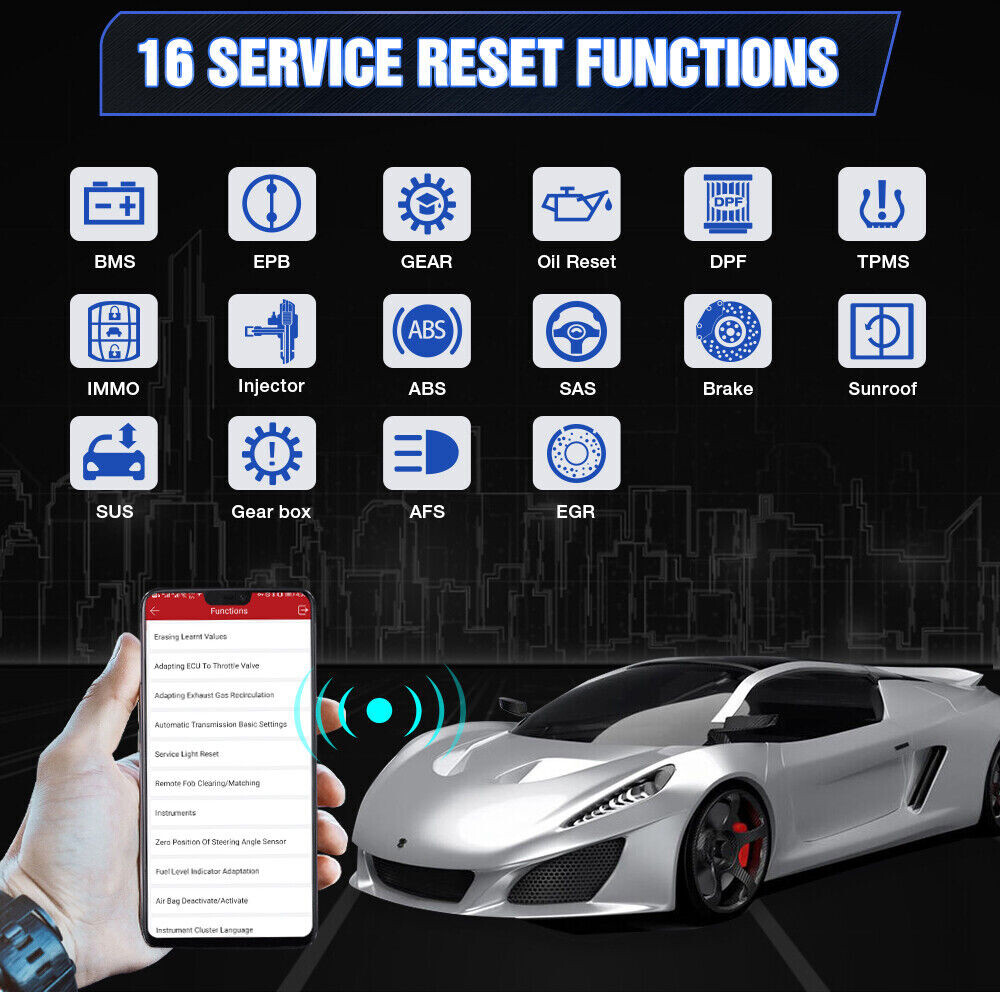 VLinker MC 4.0 Bluetooth Supports Android IOS OBDII Vehicle Diagnostic Tool V2.2