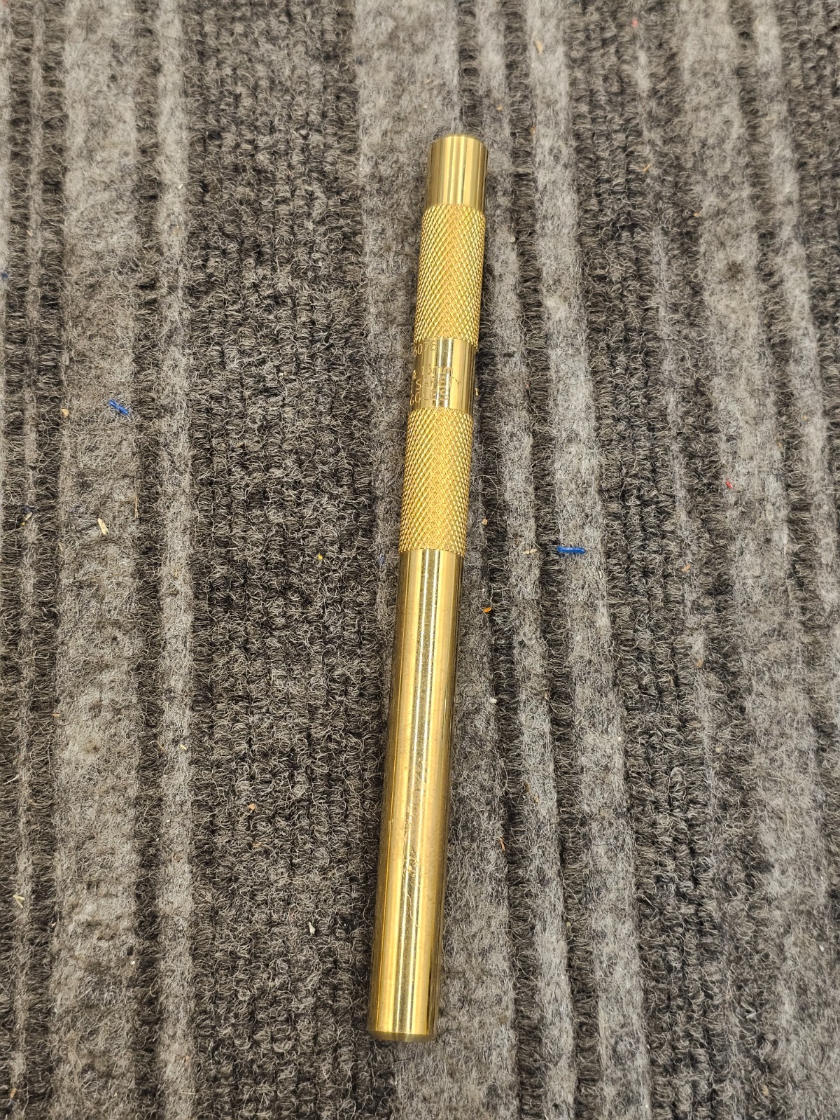 4-Piece Brass Drift Punches Double-Knurled Grip 5/8in, 3/4in, 1/2in and 3/8in