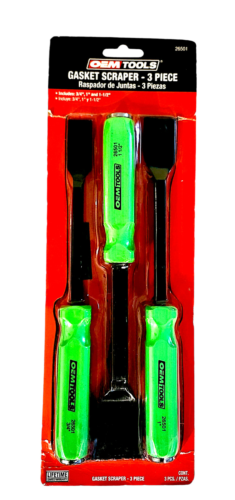 OEMTOOLS 26501 Automotive Gasket Scraper Set, 3-Piece