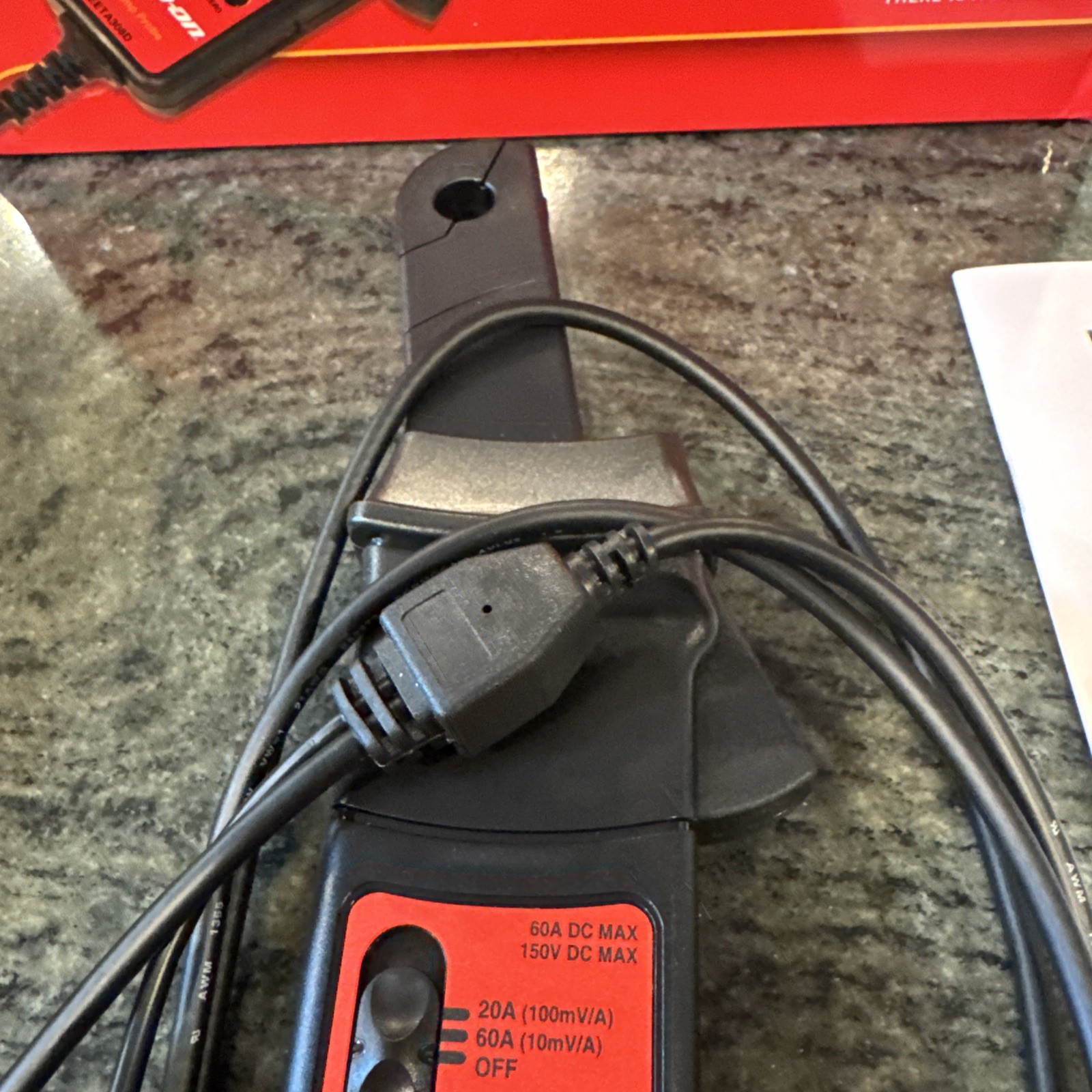 snap on eeta308d precision low amp ac/dc probe new