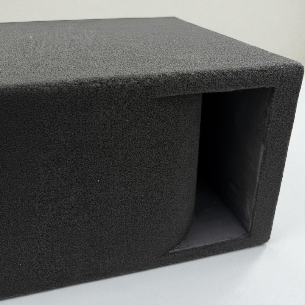 Single Custom Kerf-Ported Sub Woofer Enclosure Box for 8” Subwoofer (1.00 Cu ft)