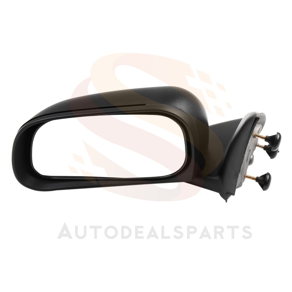 View Mirror Compatible With 2005-2011 Dodge Dakota Left Side Manual Fold Black