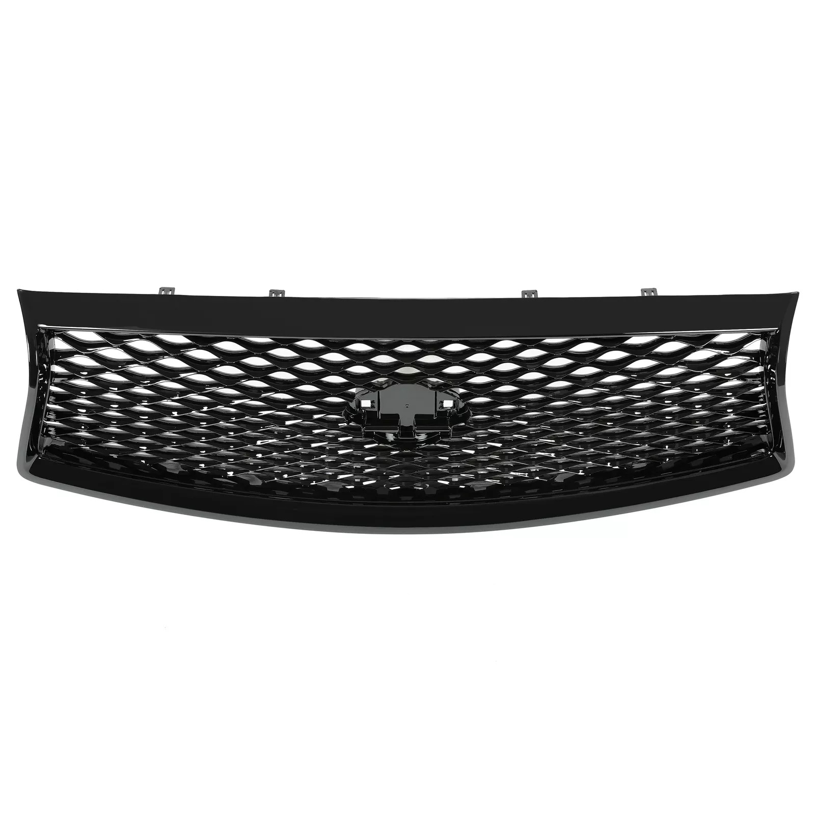 Fit 2014 2015 2016 2017 Infiniti Q50 JDM Front Bumper Upper black Grille Grill