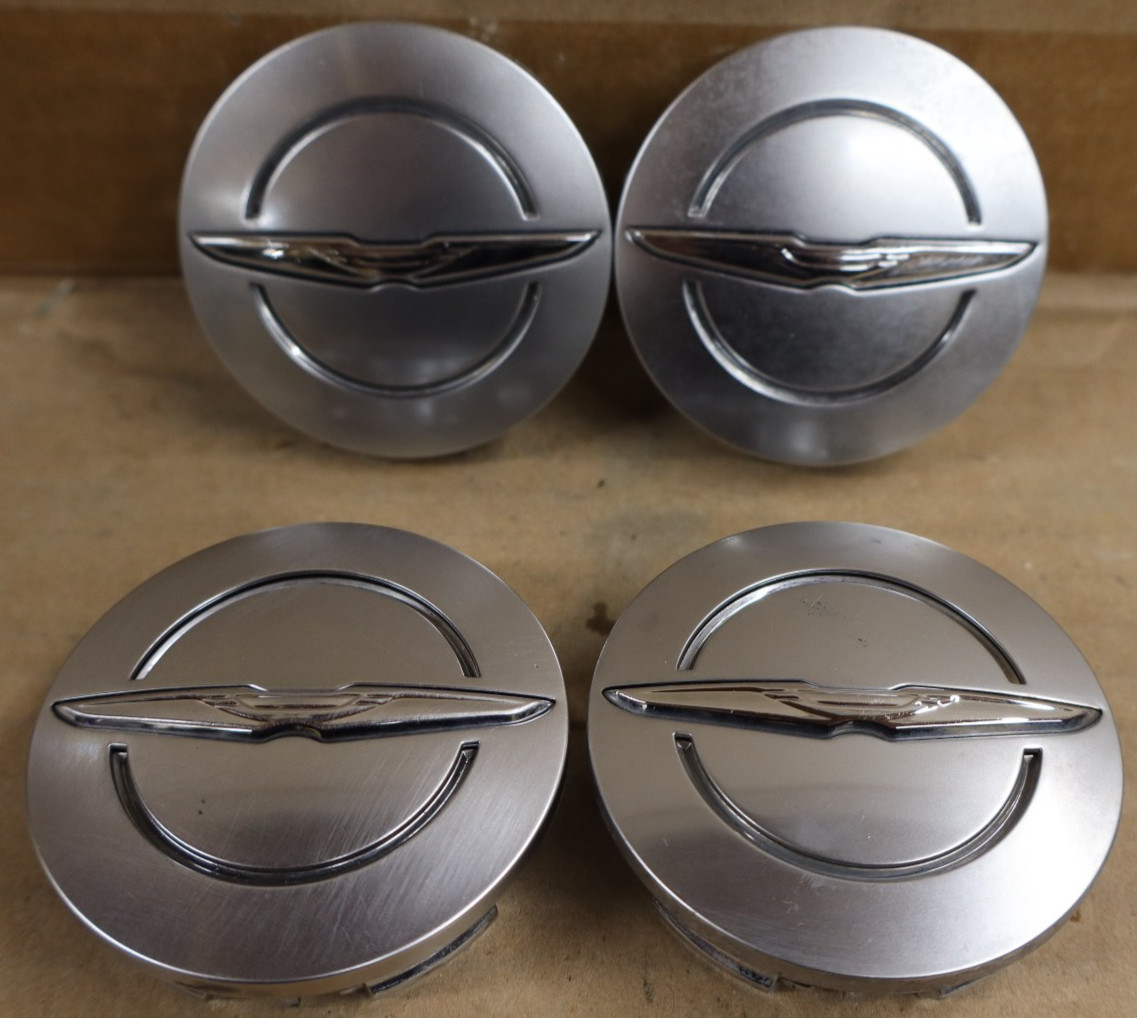 OEM Used Set Chrysler Center Caps 1LB74TRMAB 1lb74trmaa 1lb74sz7ab 1lb74sz0ab
