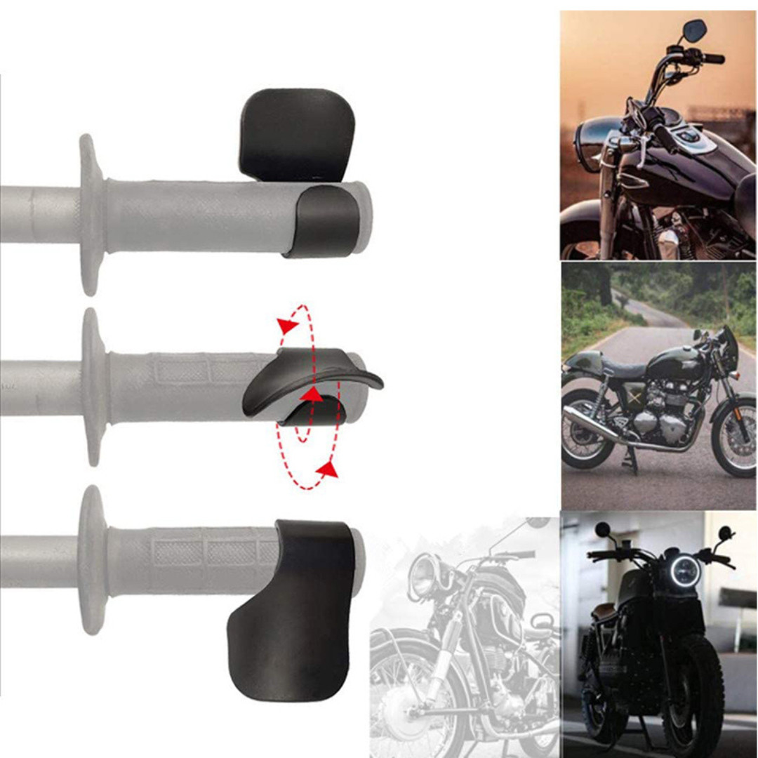 2pcs Motorcycle Throttle Assist: Wrist Cruise Control Grip Support Rest – NEW
