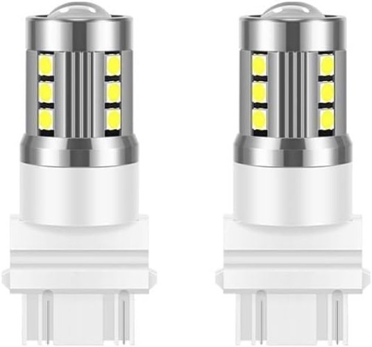 Durable 2PCS 3157 T25 LED Signal Bulbs – Easy Installation & 50,000 Hours Life