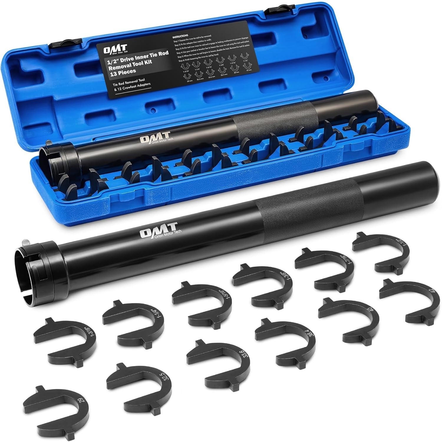 Orion Motor Tech Inner Tie Rod Removal Tool Kit, for black