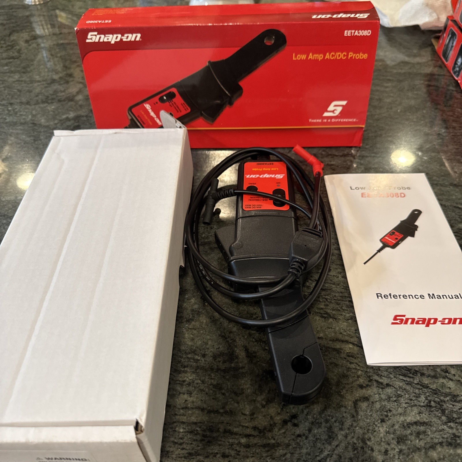 snap on eeta308d precision low amp ac/dc probe new