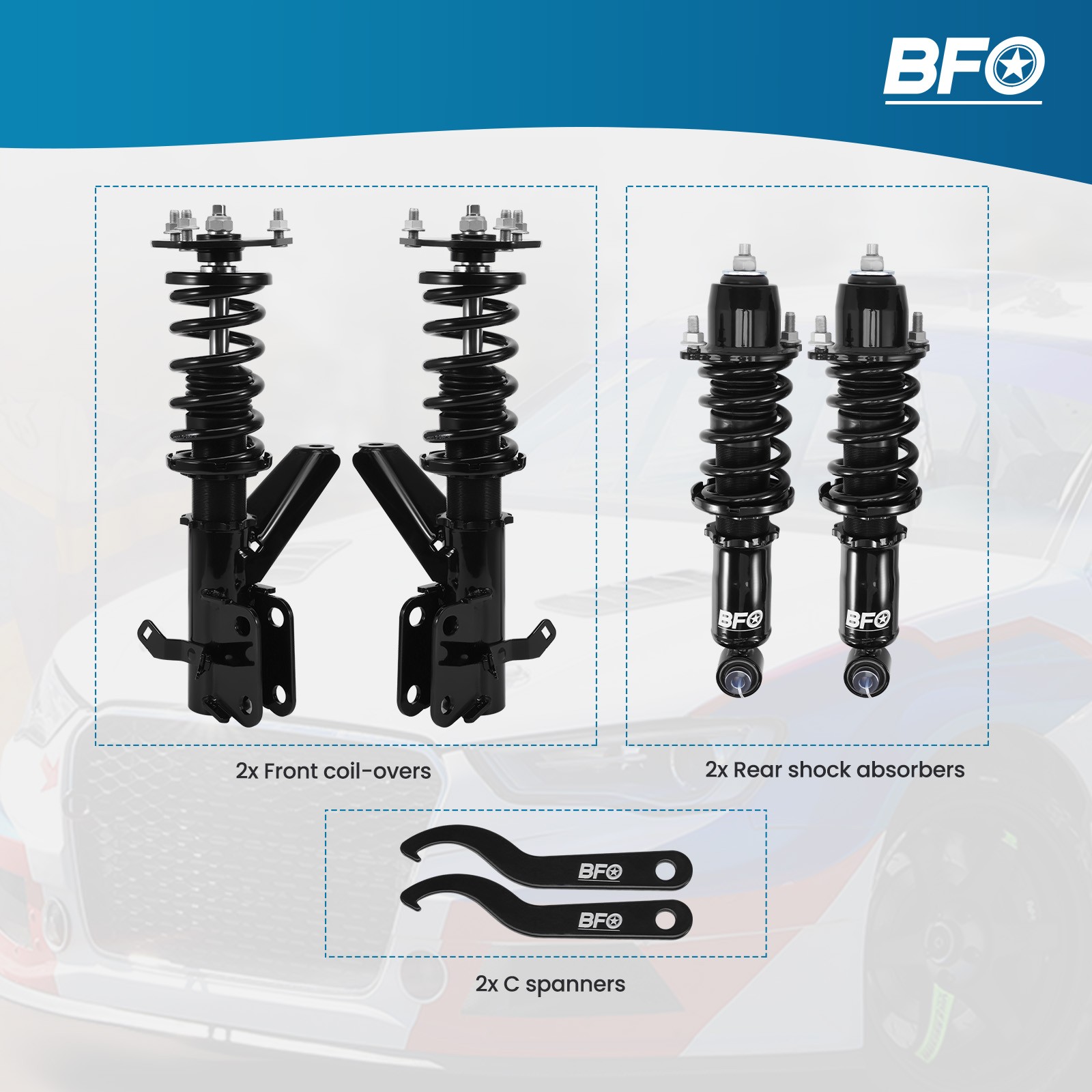 Coilovers Suspension Lowering Kit For Acura RSX 2002-2006 Shocks Absorbers