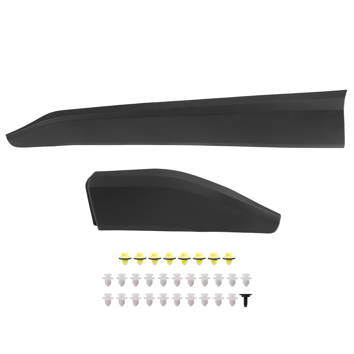 Front+Rear Left Door Lower Molding Trim Cover Panel For Toyota C-HR 2018-2022