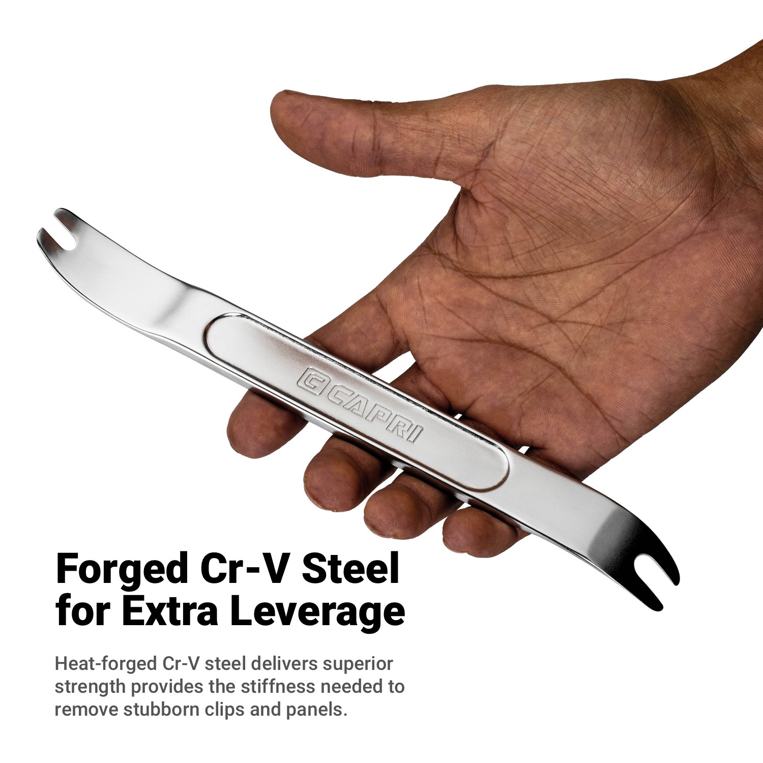 Capri Tools Auto Trim Removal Tool Set, Chrome Vanadium Steel for Extra Leverage