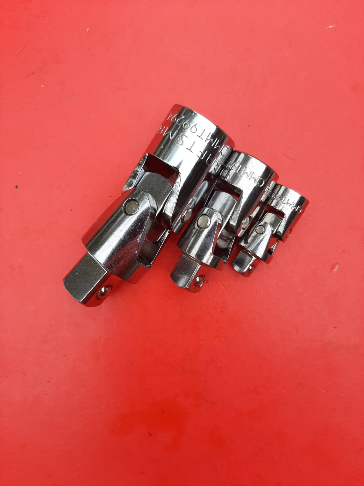 NEW CRAFTSMAN TOOLS 3Pc Universal Joint Swivel Socket Adapter Set 1/4 3/8 1/2″
