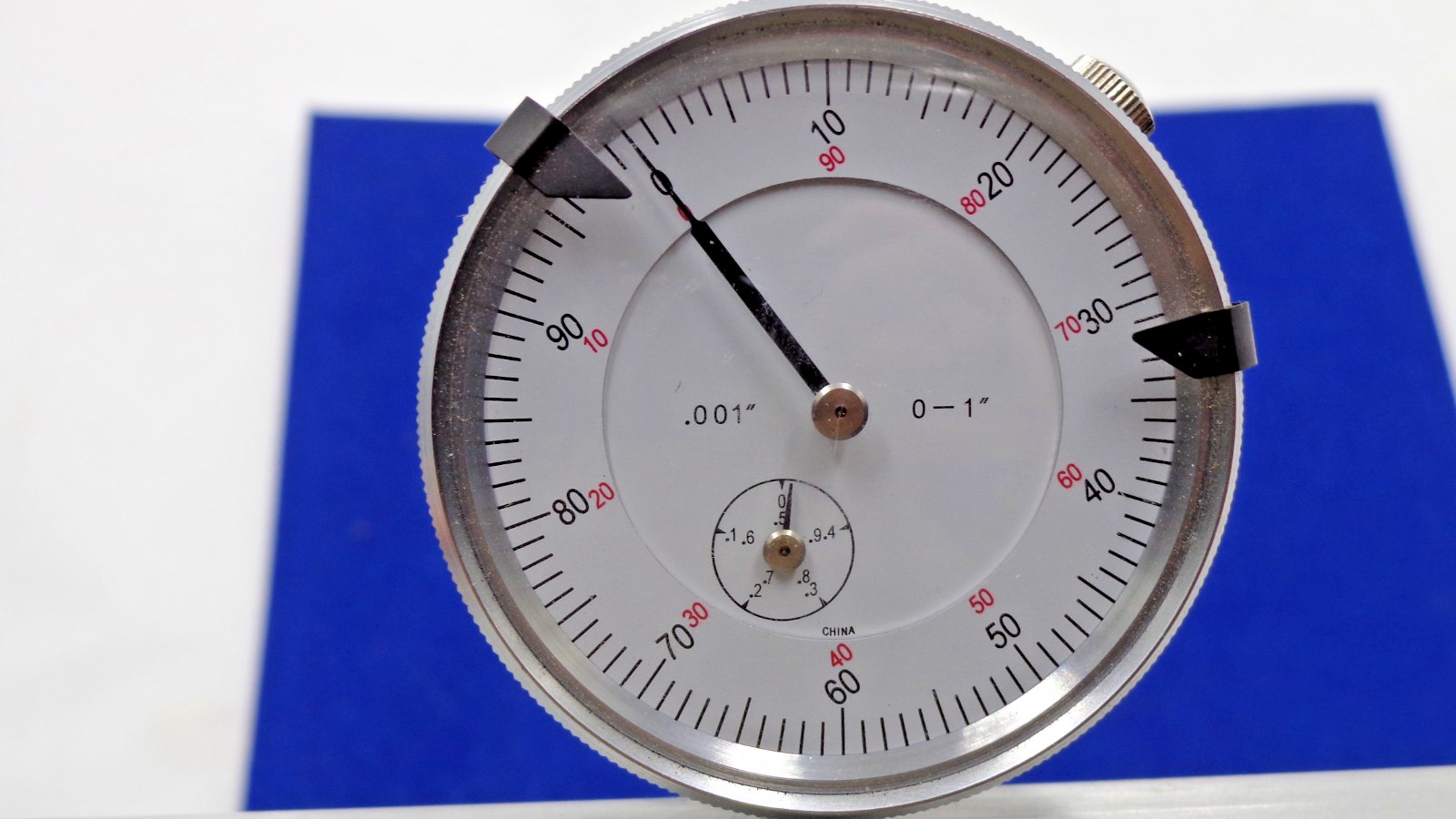Deck Bridge Dial Indicator Gauge 0-1″ None Magnetic Aluminum Frame