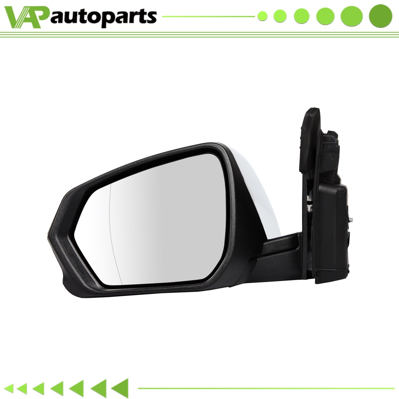 Manual Fold Fits 2018 2019-2021 Chevrolet Equinox Chrome Driver Left Side Mirror