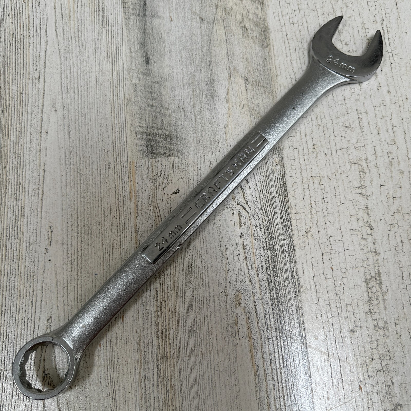 Vintage CRAFTSMAN 24mm Metric COMBINATION WRENCH USA -V- 42923