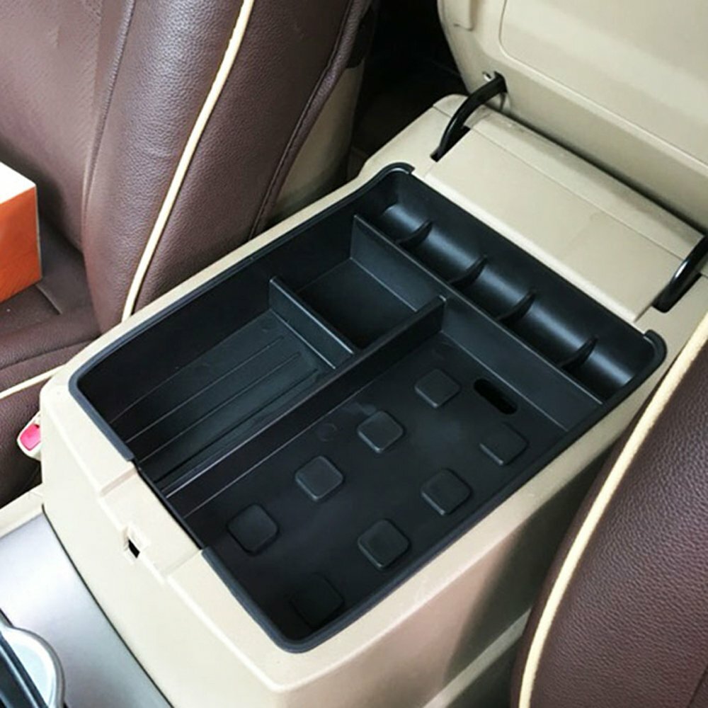 Armrest Storage Box Center Console Holder Tray for Toyota Highlander 2008-2013